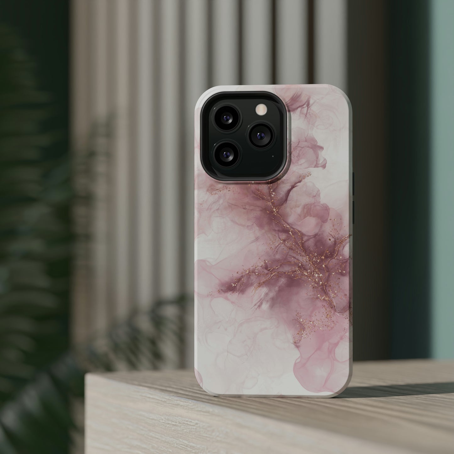 Pink Geode Alcohol Ink Art, MagSafe