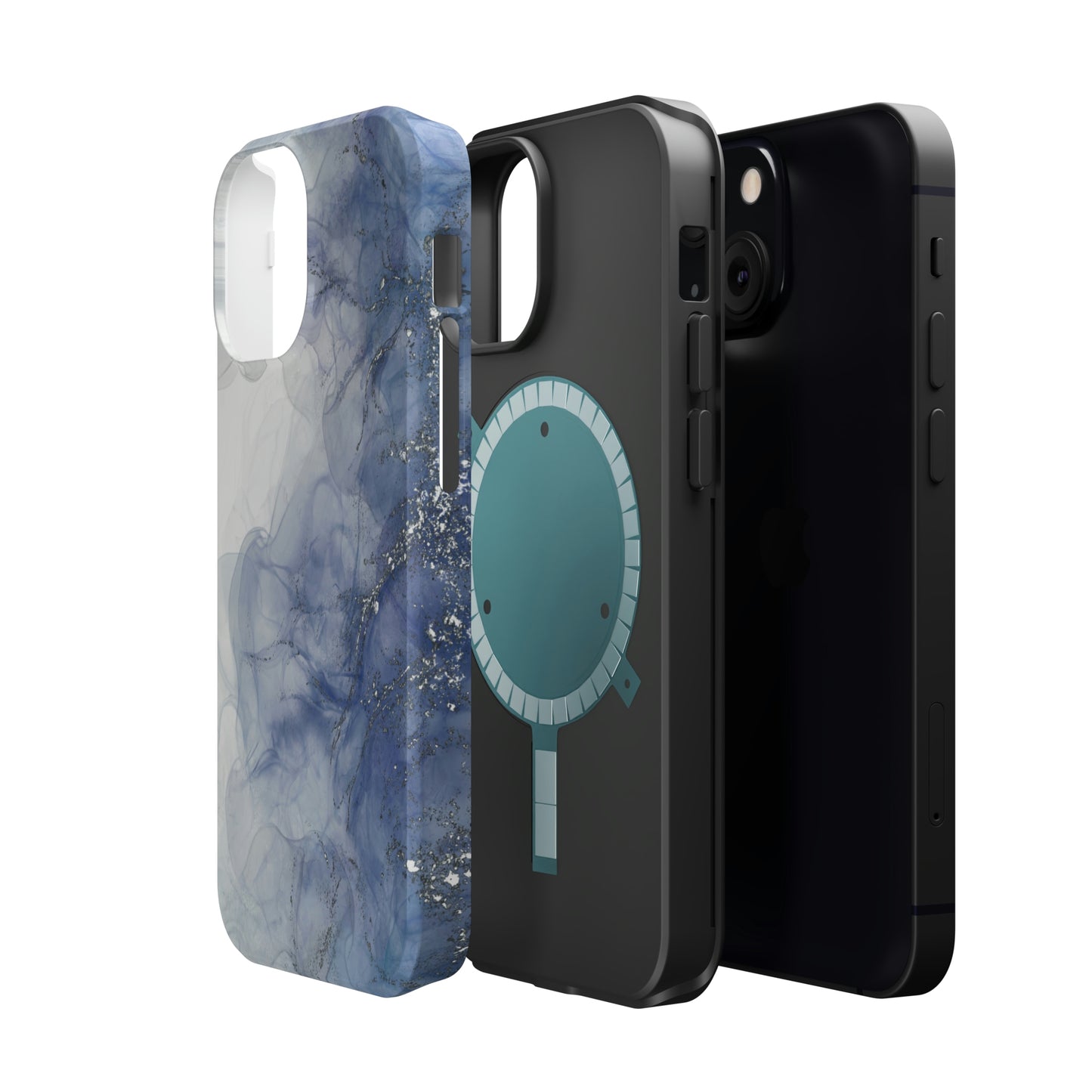 Cool Hues Alcohol Ink Art, MagSafe