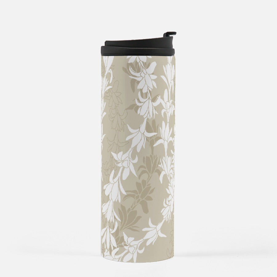 Thermal Tumbler 16 oz- Tuberoses for Nohea (Sand)