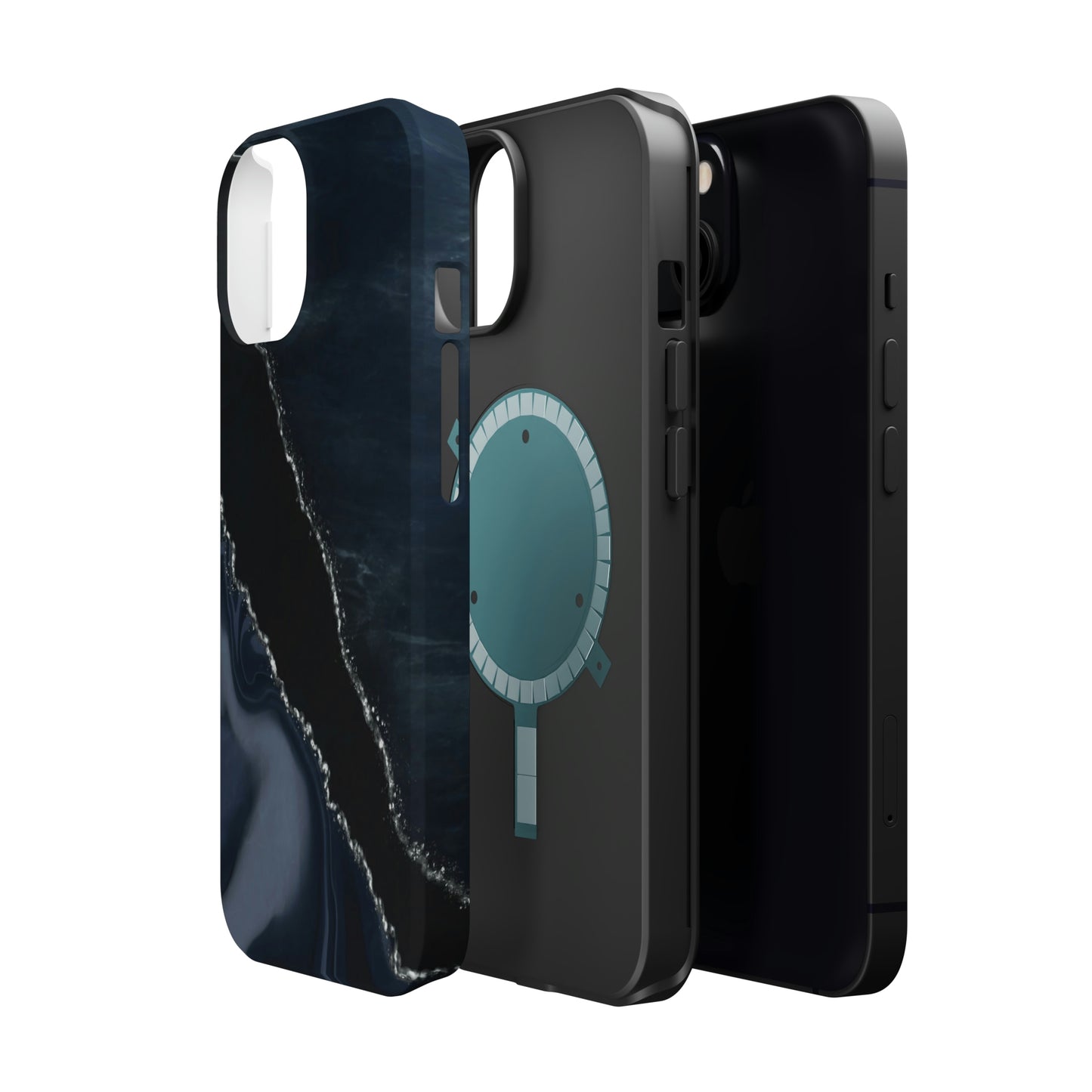 Marble Art Dark Blue Geode, MagSafe