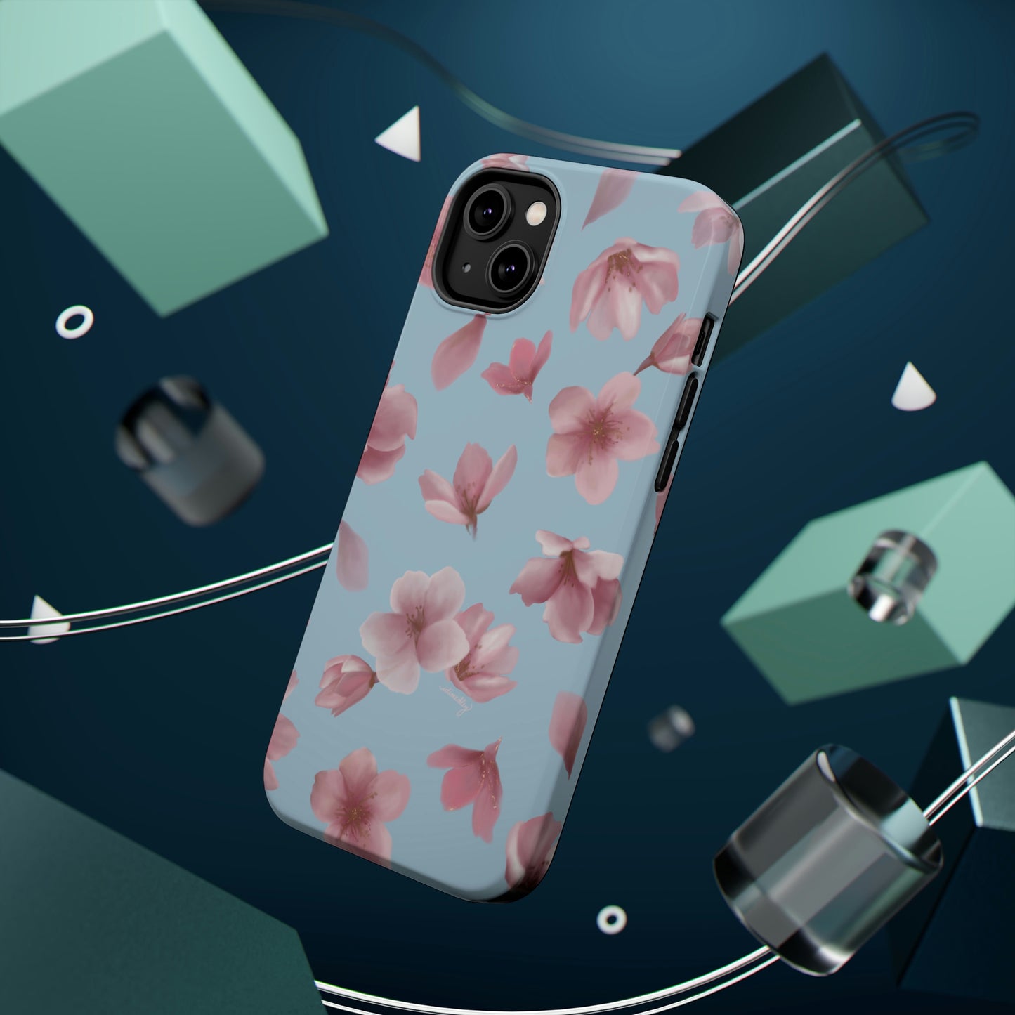 Sakura Cherry Blossoms in Spring (Light Blue), MagSafe