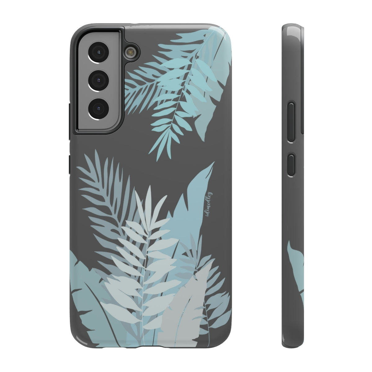 Whispering Leaves (Blue and Gray)