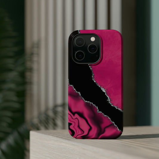 Marble Art Hot Pink Geode, MagSafe