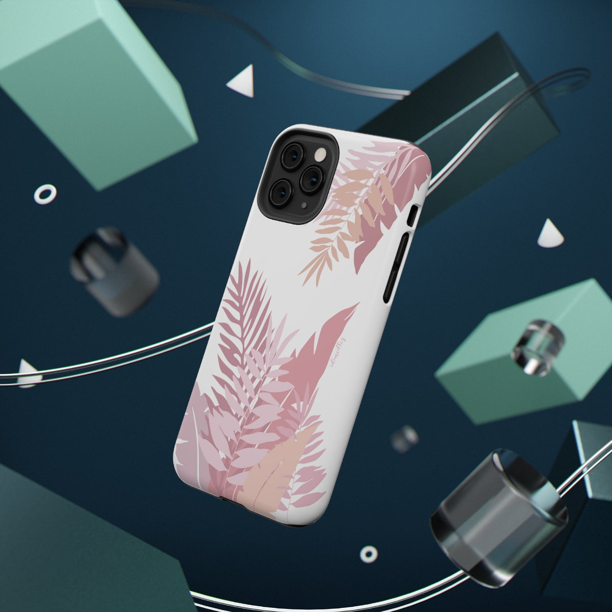 Whispering Leaves (Pink and White)