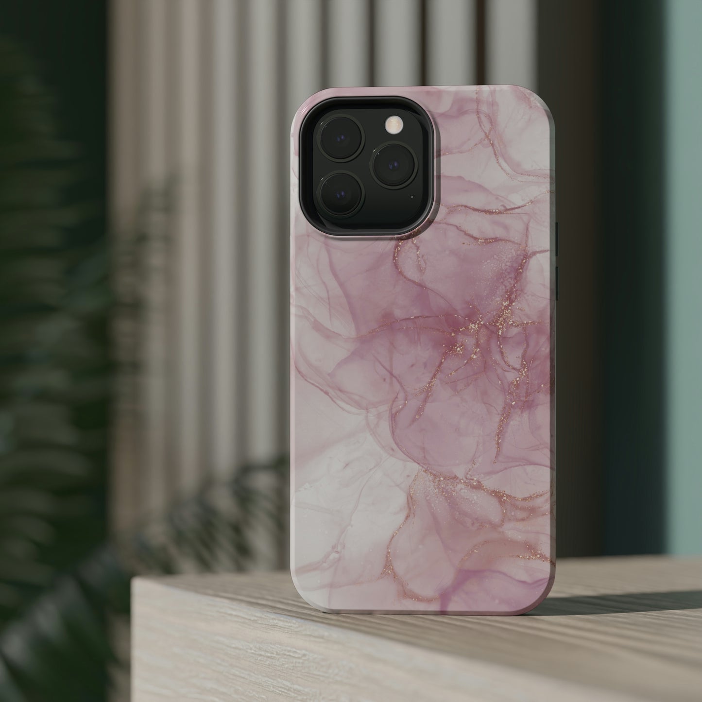 Rose Gold Alcohol Ink Art, MagSafe