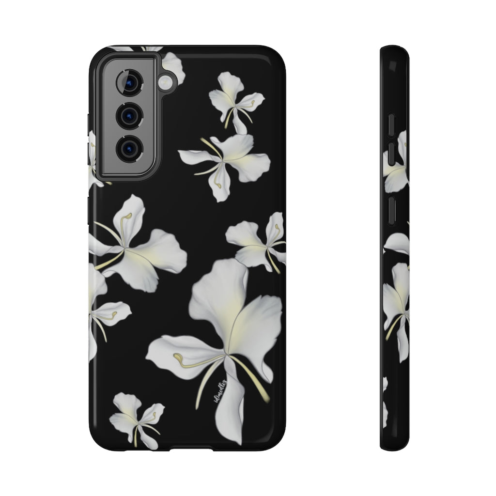 Awapuhi Butterfly Ginger Flower Falling (Black)