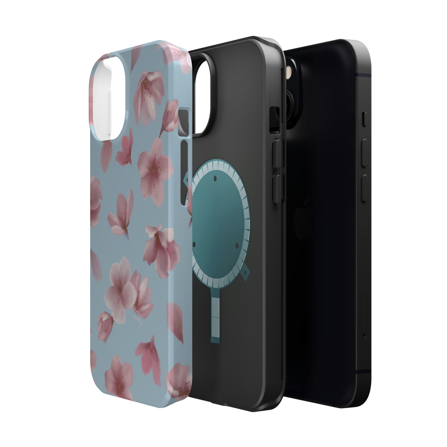 Sakura Cherry Blossoms in Spring (Light Blue), MagSafe