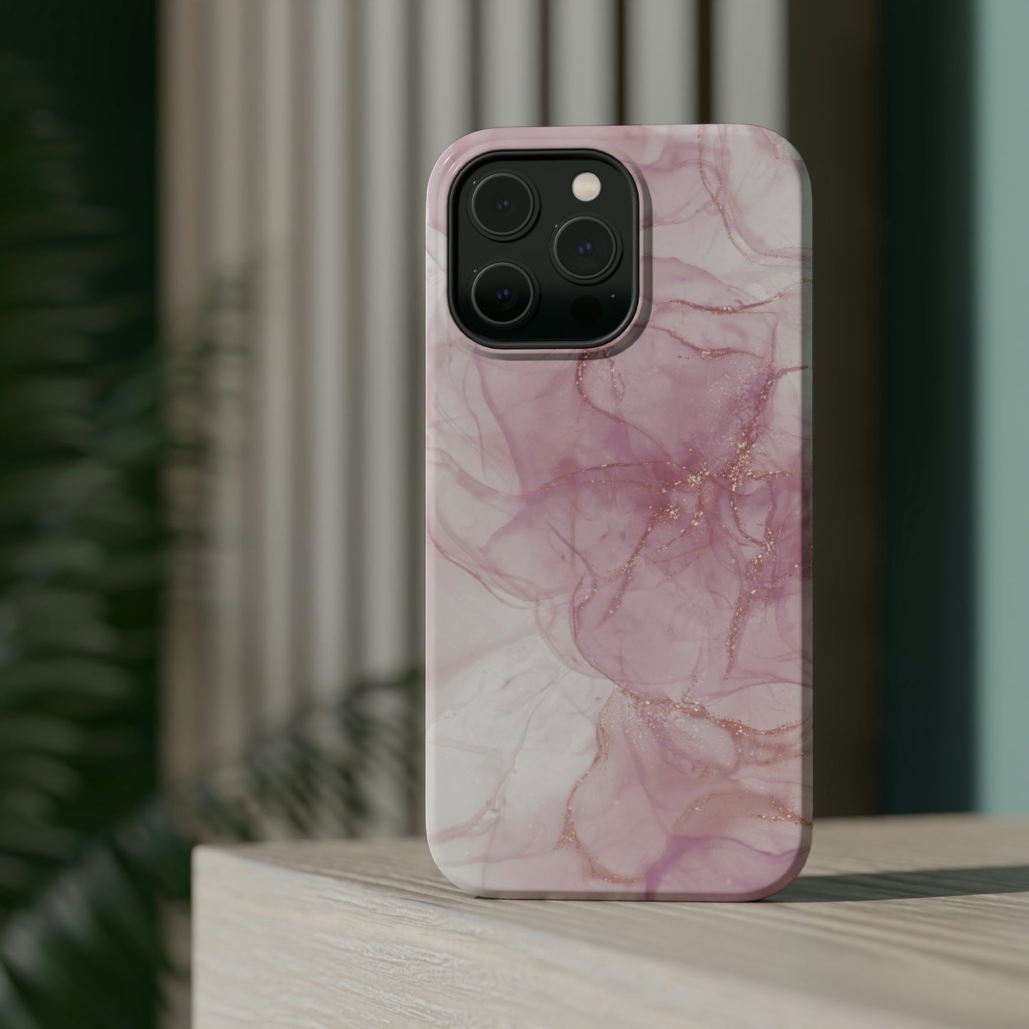 Rose Gold Alcohol Ink Art, MagSafe
