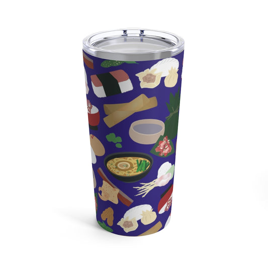 Tumbler 20oz- Broke Da Mouth (Blue)