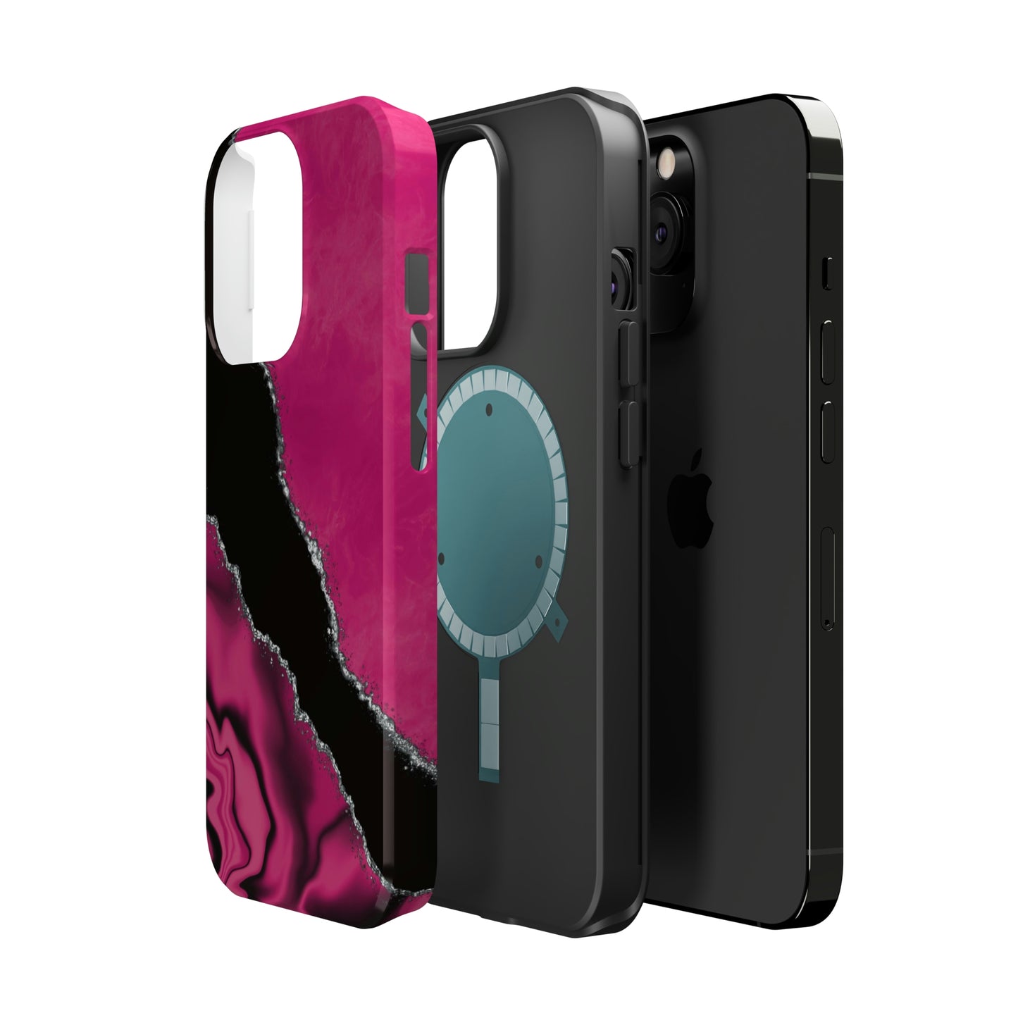 Marble Art Hot Pink Geode, MagSafe