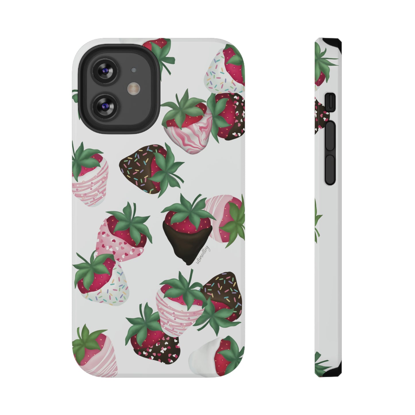 Strawberry Dipped Confections (White)