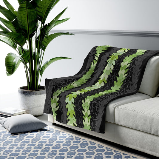 Velveteen Blanket- Pakalana Night Bouquet