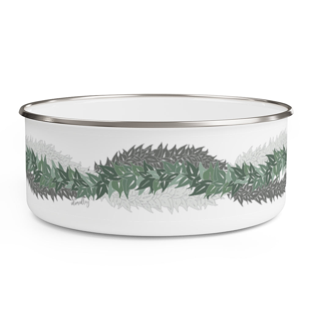 Enamel Bowl- Maile Twines
