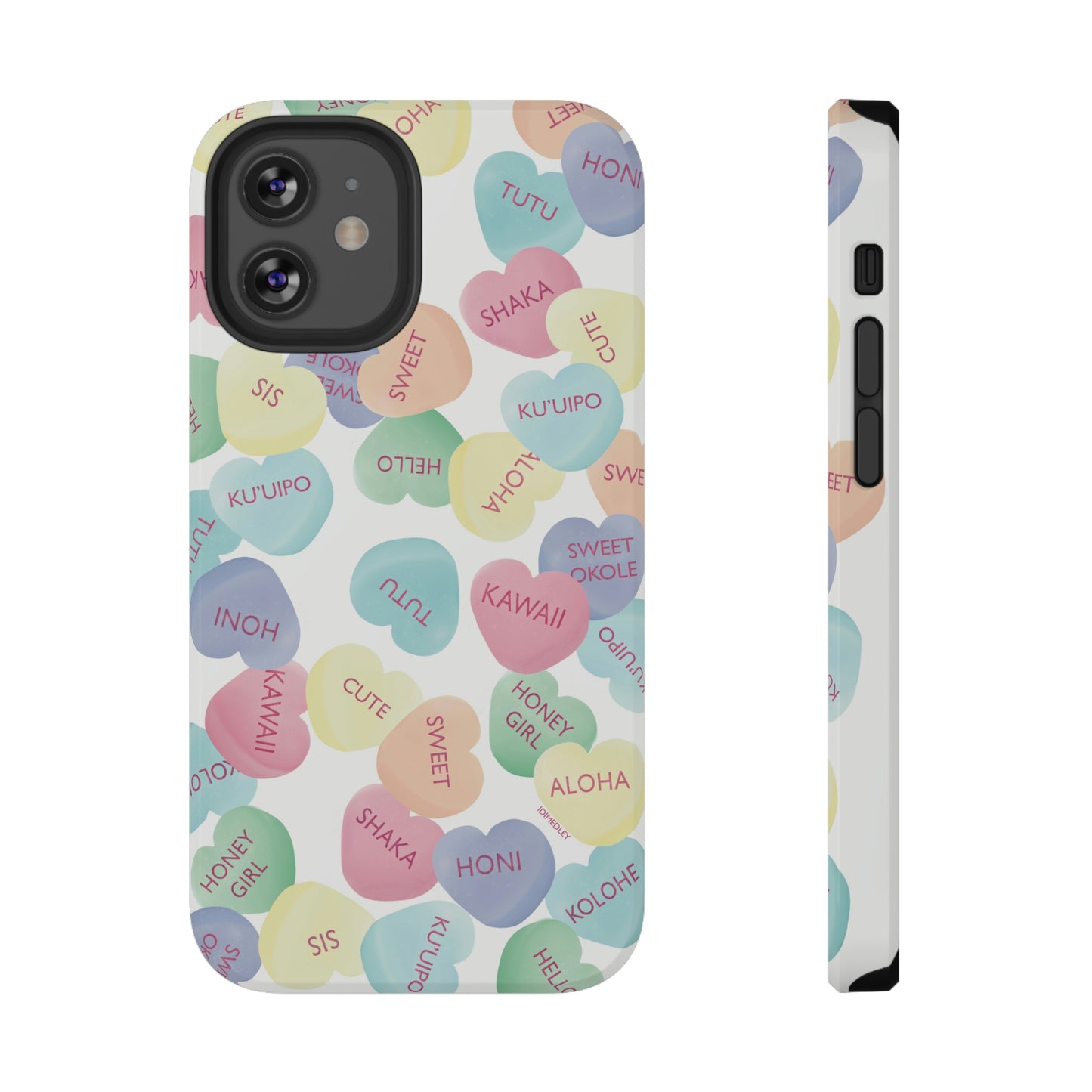 Candy Conversation Hearts Hawaii Style (White)
