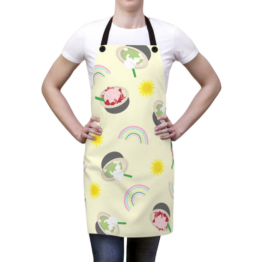 Apron- Shave Ice and Rainbows (Sunny Day)