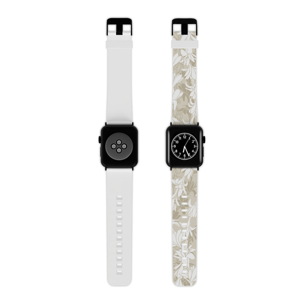 Watch Band for Apple Watch- Tuberoses for Nohea (Sand)