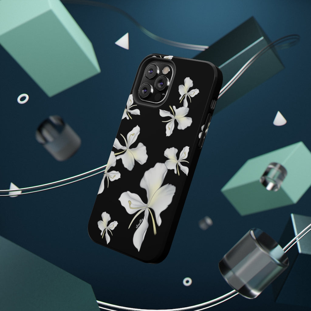 Awapuhi Butterfly Ginger Flower Falling (Black)