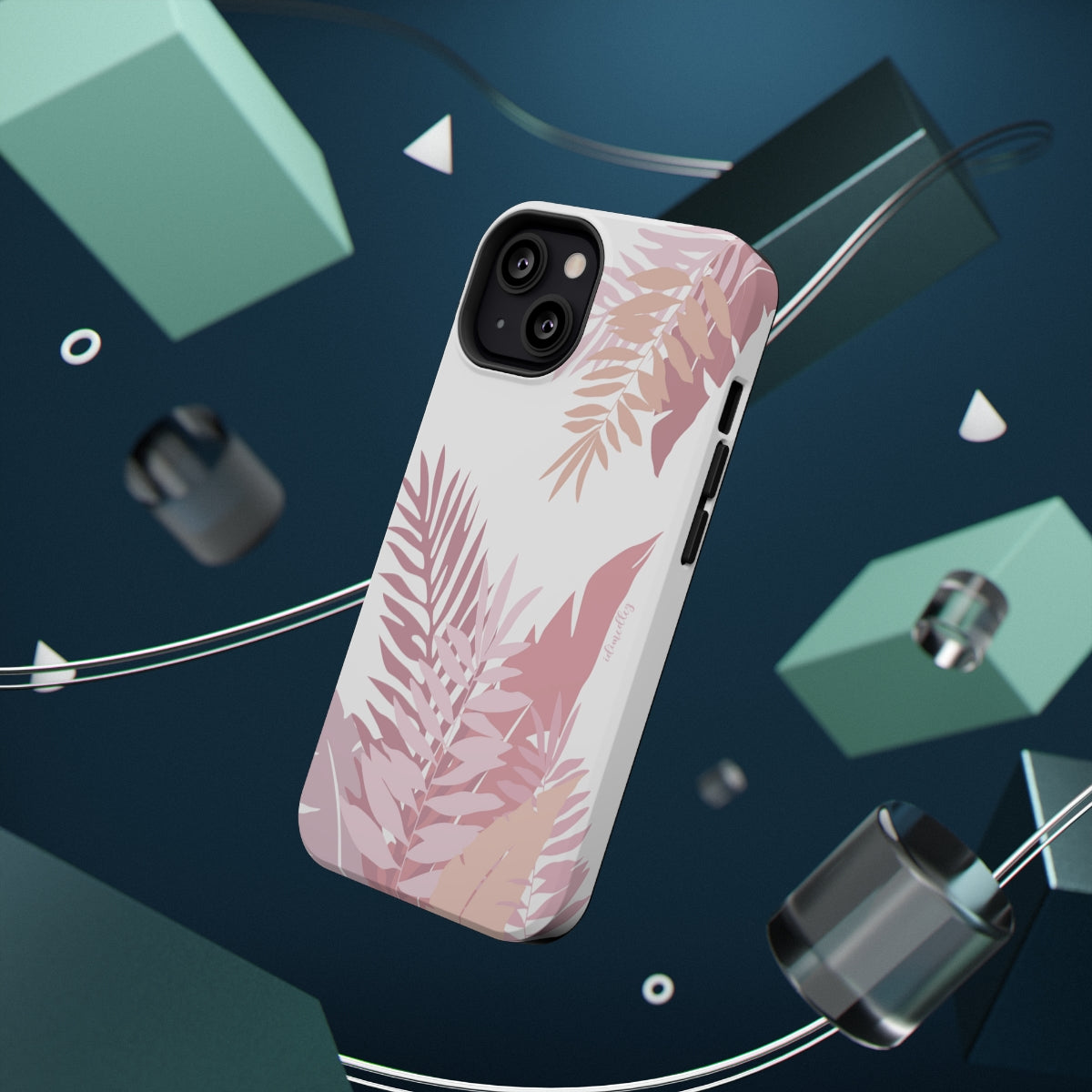 Whispering Leaves (Pink and White)