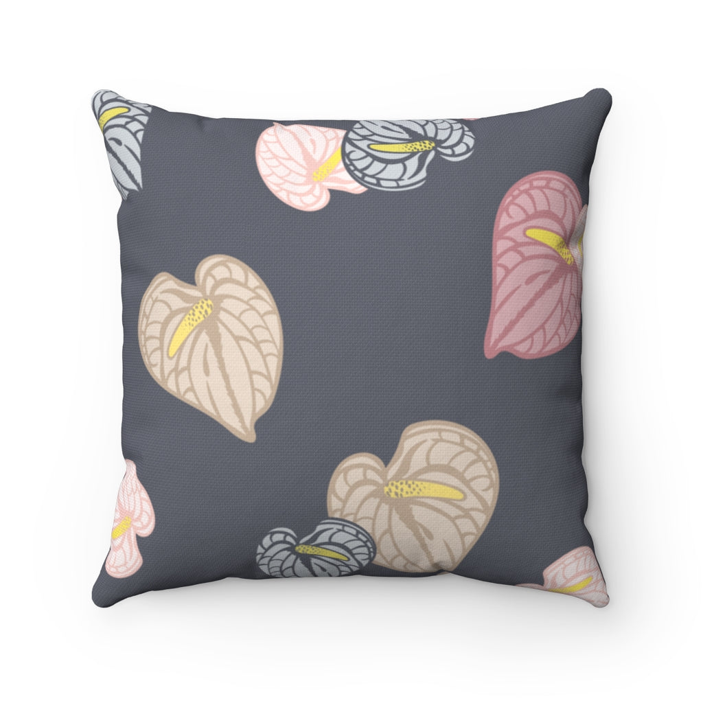 Throw Pillow Cover- Anthuriums Abound Night Sunset