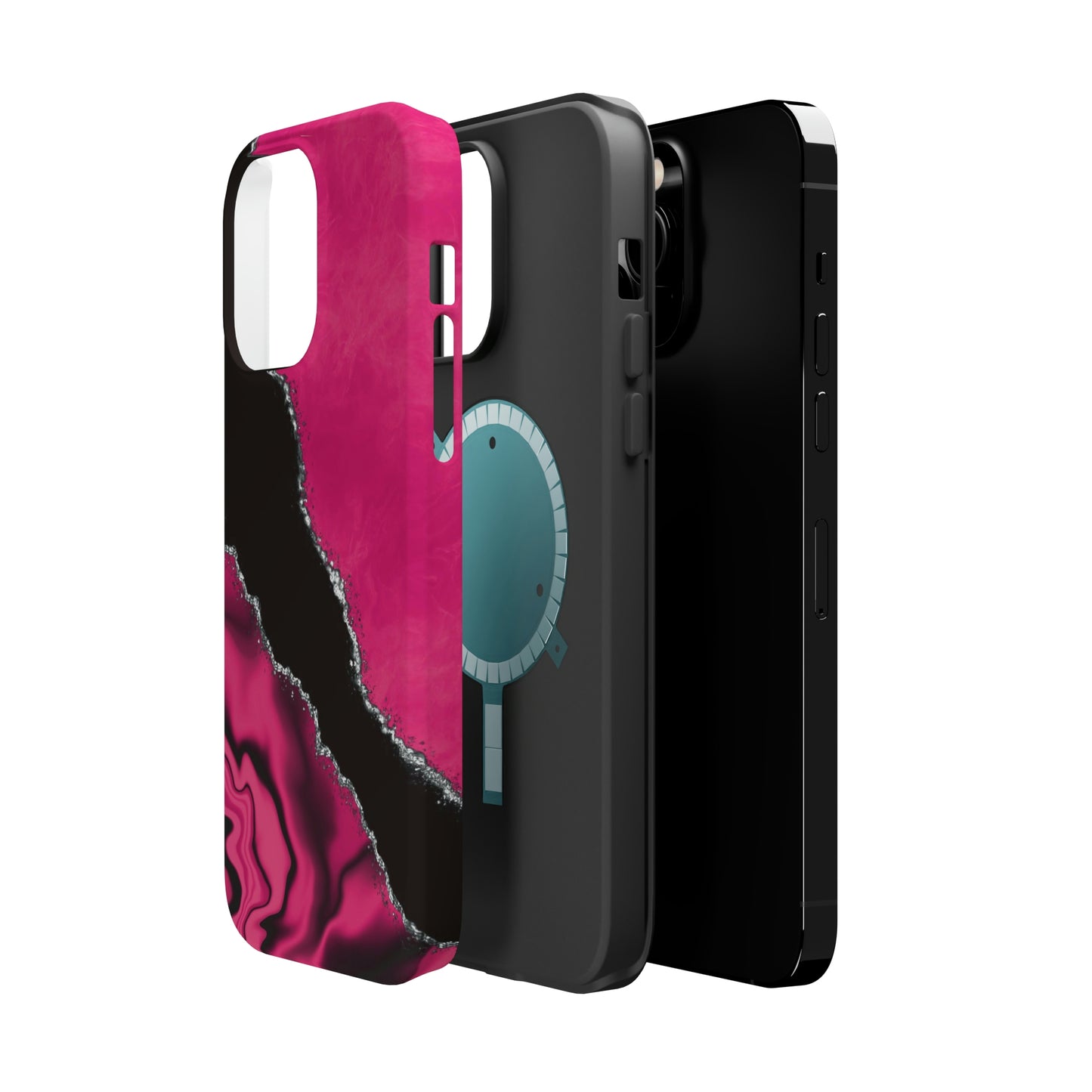 Marble Art Hot Pink Geode, MagSafe