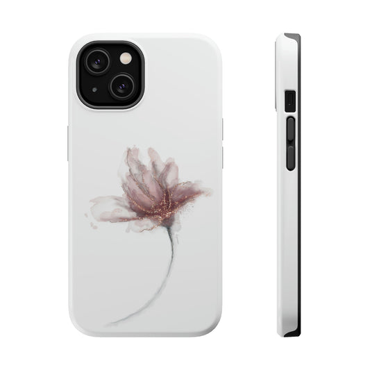 Flower Alcohol Ink Art (White), MagSafe
