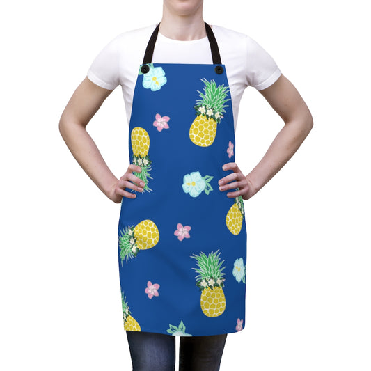 Apron- Pineapple Party (Deep Blue Sea)