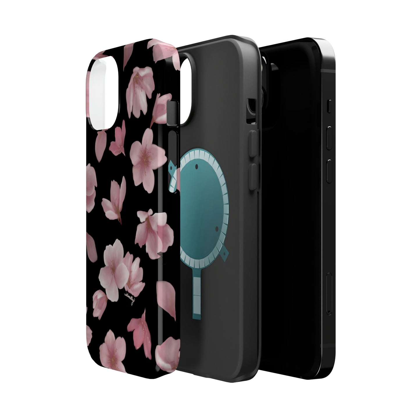 Sakura Cherry Blossoms in Spring (Black), MagSafe