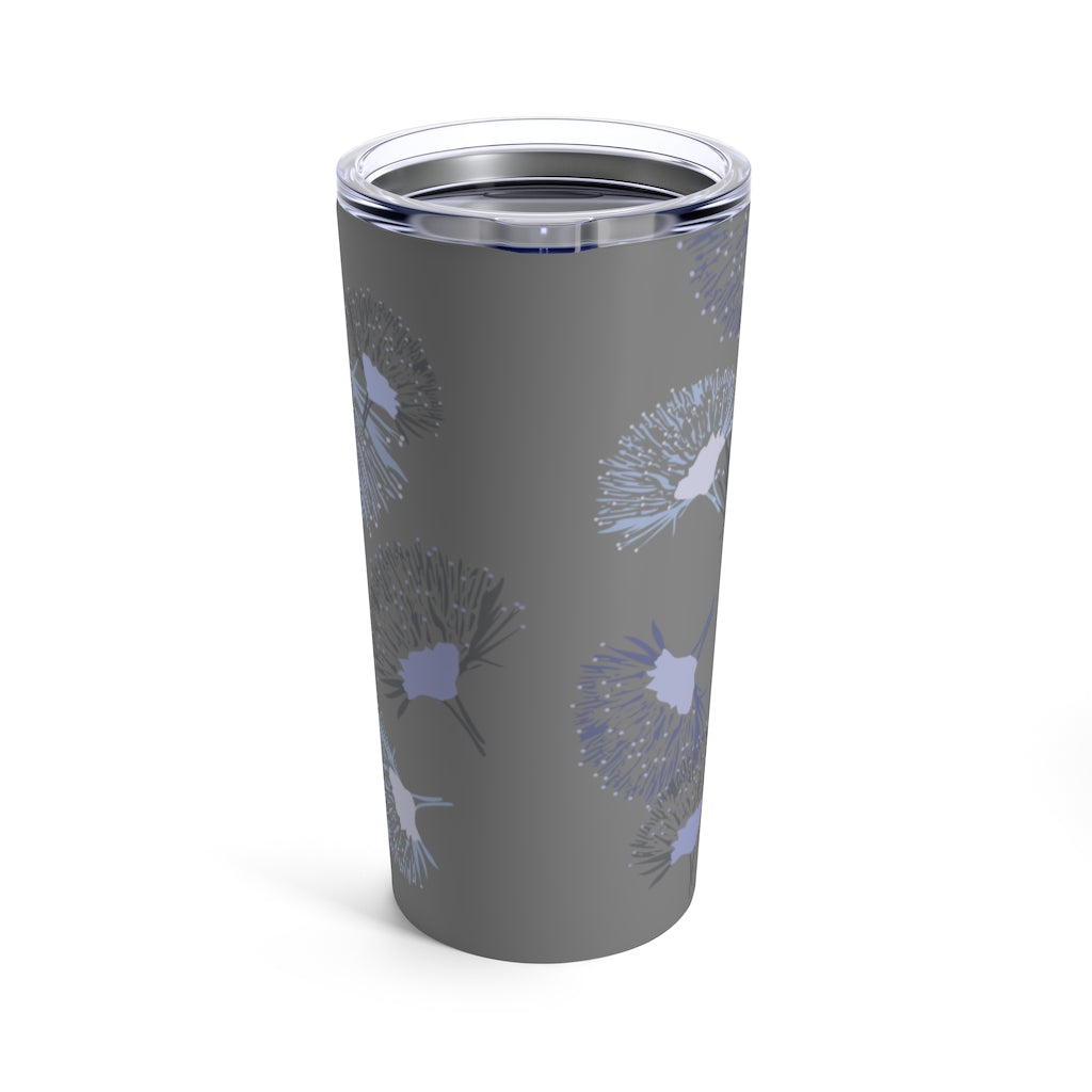 Tumbler 20oz- Ohia Lehua Periwinkle Twinkle (Rain Clouds)
