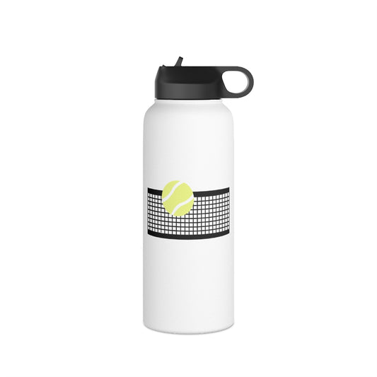 Water Bottle, 3 sizes, Stainless Steel with Sip Straw- Ball Coming!