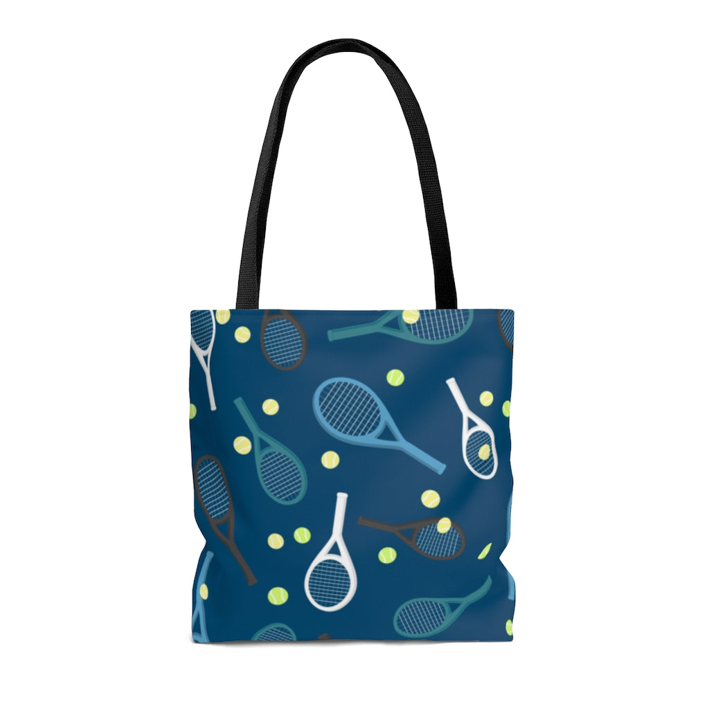 Tote bag- Tennis Precession (Deep Ocean)