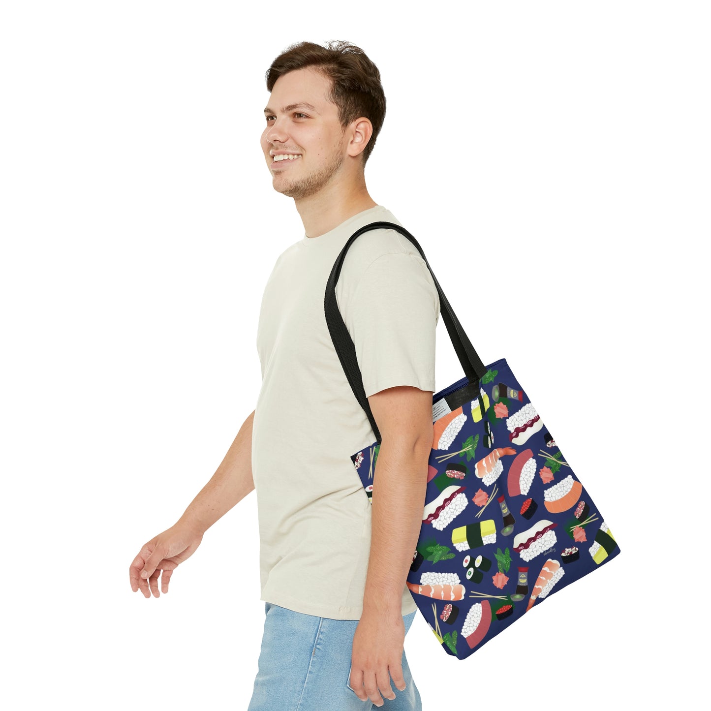 Tote bag- Sushi Lovers (Blue)