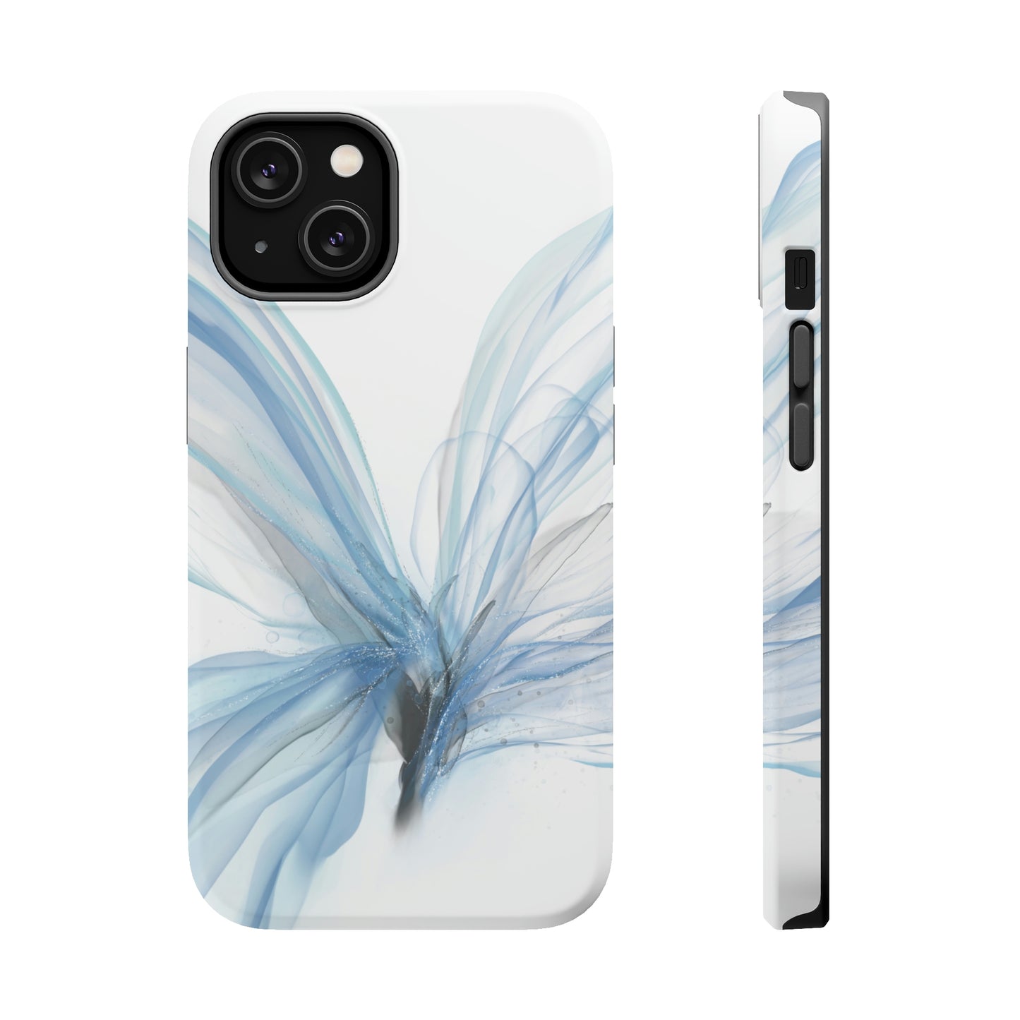 Blue Butterfly Alcohol Ink, MagSafe