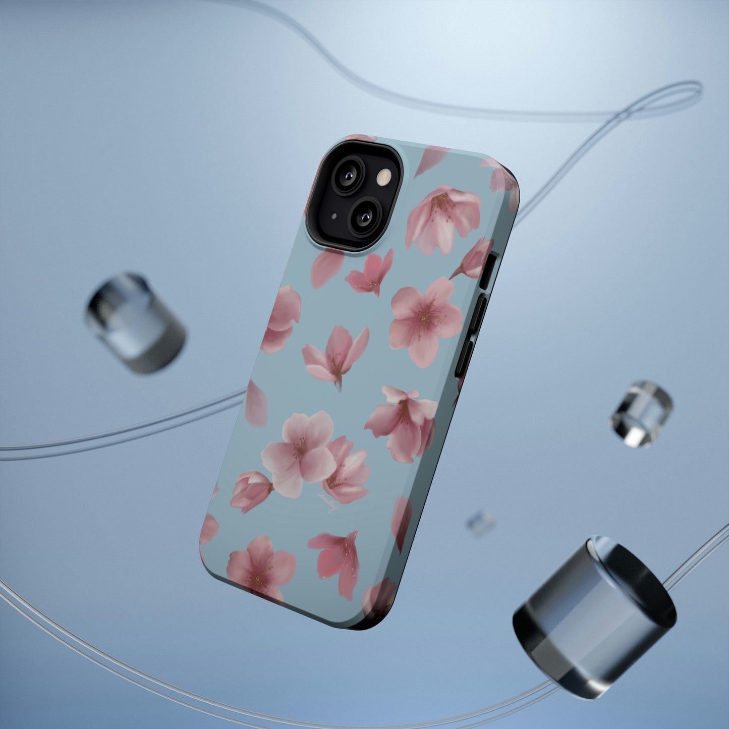 Sakura Cherry Blossoms in Spring (Light Blue), MagSafe