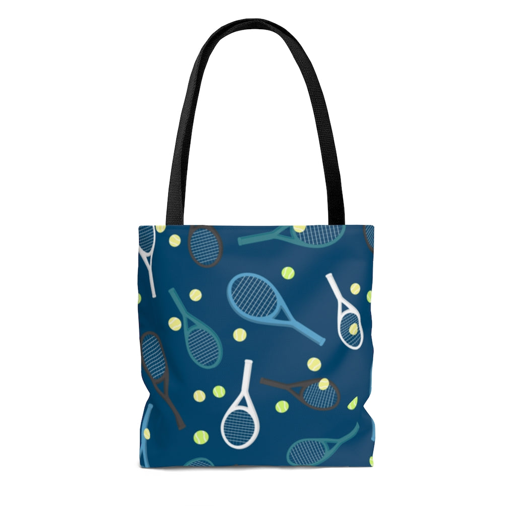 Tote bag- Tennis Precession (Deep Ocean)