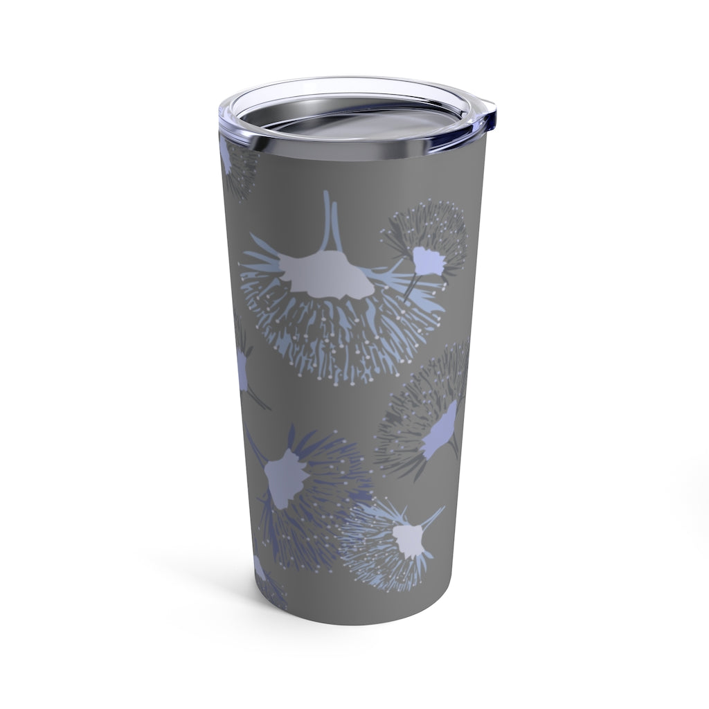 Tumbler 20oz- Ohia Lehua Periwinkle Twinkle (Rain Clouds)