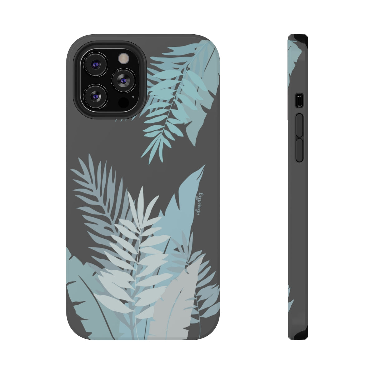 Whispering Leaves (Blue and Gray)