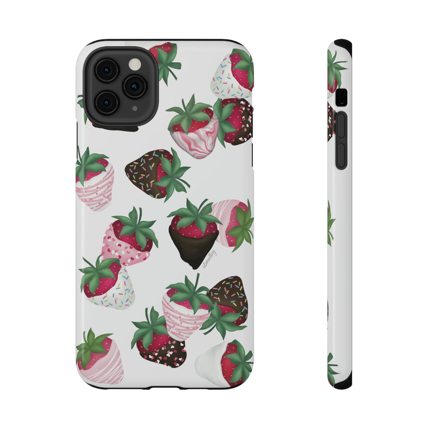 Strawberry Dipped Confections (White)