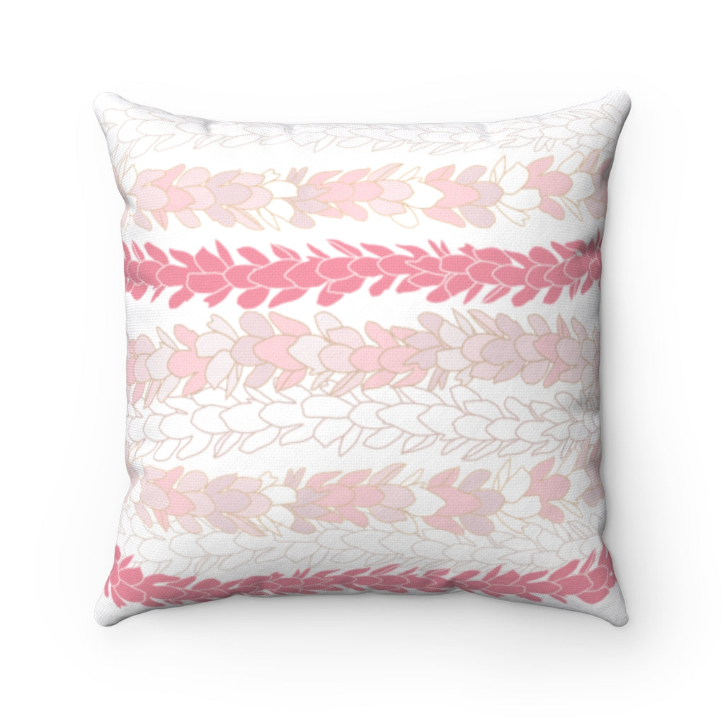 Canvas Throw Pillow Case- Pakalana Stringing Pink
