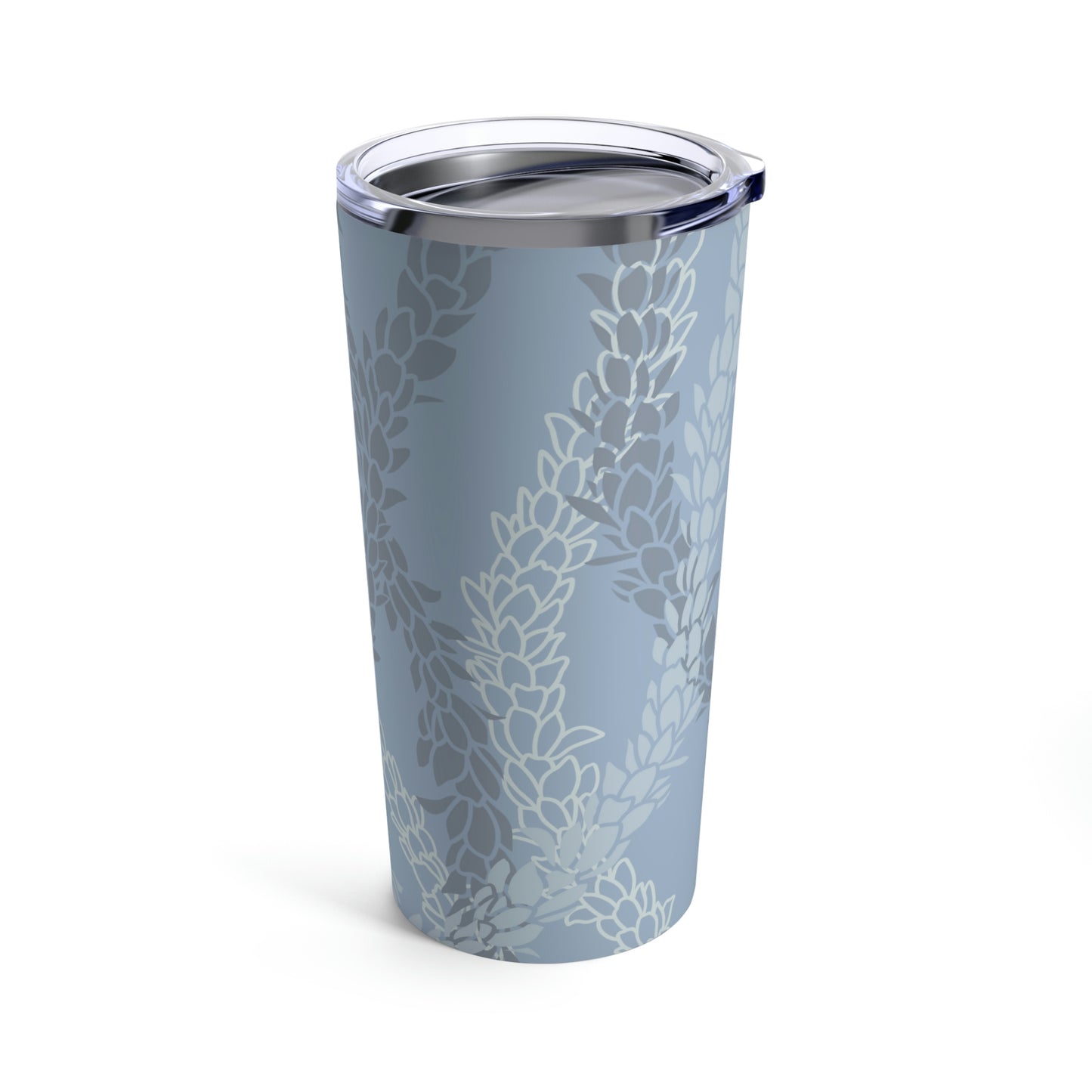 Tumbler 20oz- Pikake Wishes (Cyan Blue)
