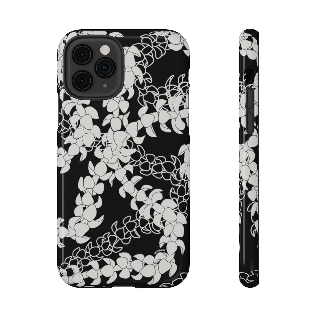 Puakenikeni Curvilinear Lei (Black)