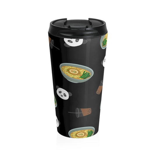 Tumbler/Travel Mug 15 oz- Midi the Ramen Panda