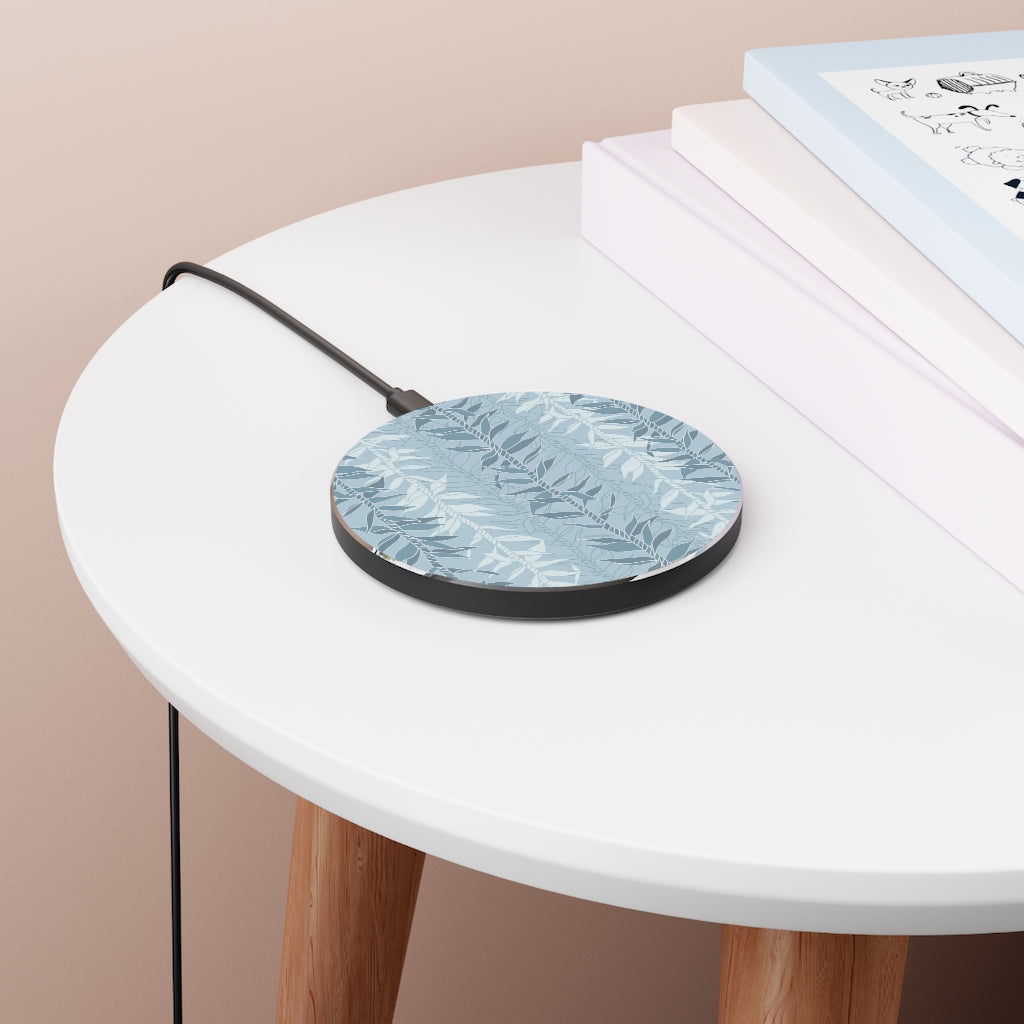 Wireless Charger- Ti Leaf Lucky Leis (Steel Blue)