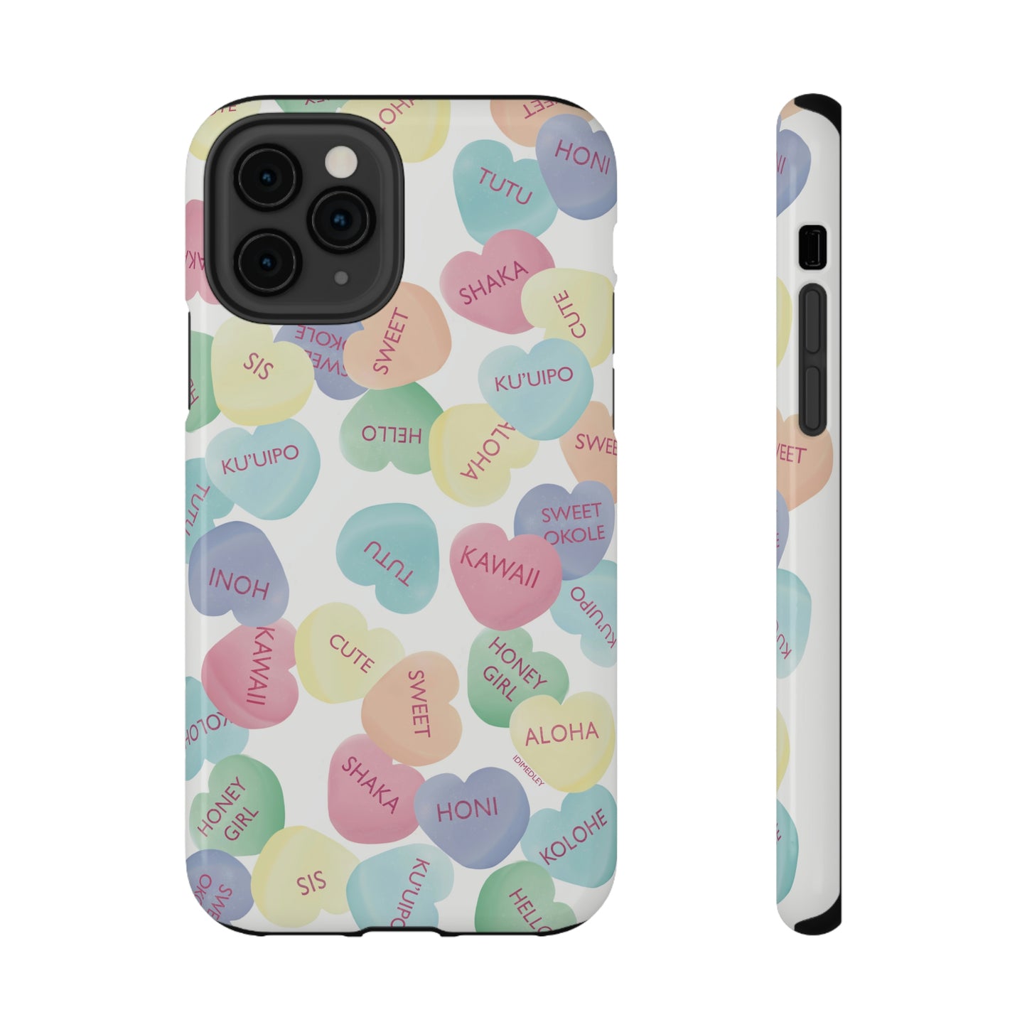 Candy Conversation Hearts Hawaii Style (White)