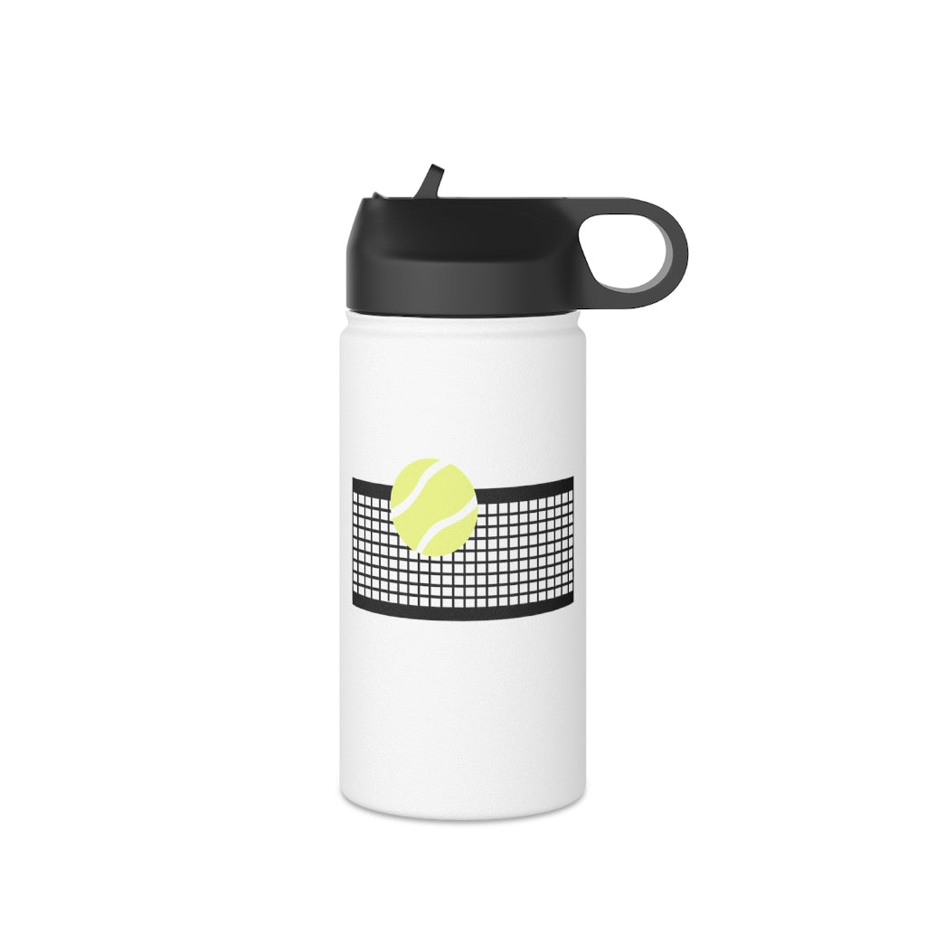 Water Bottle, 3 sizes, Stainless Steel with Sip Straw- Ball Coming!