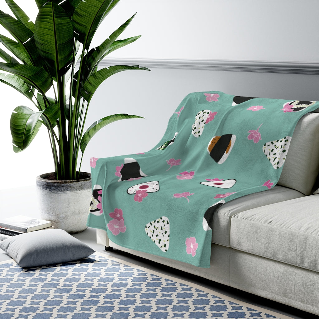 Velveteen Blanket- Musubi Medley (Limu)