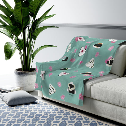 Velveteen Blanket- Musubi Medley (Limu)