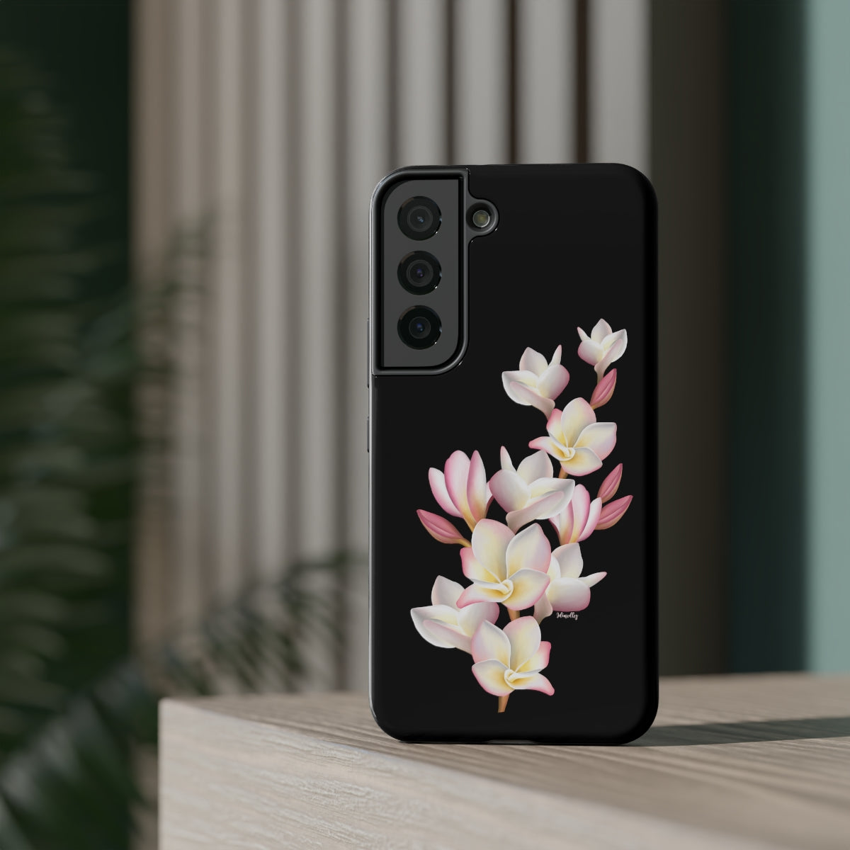Plumeria Cluster (Black)