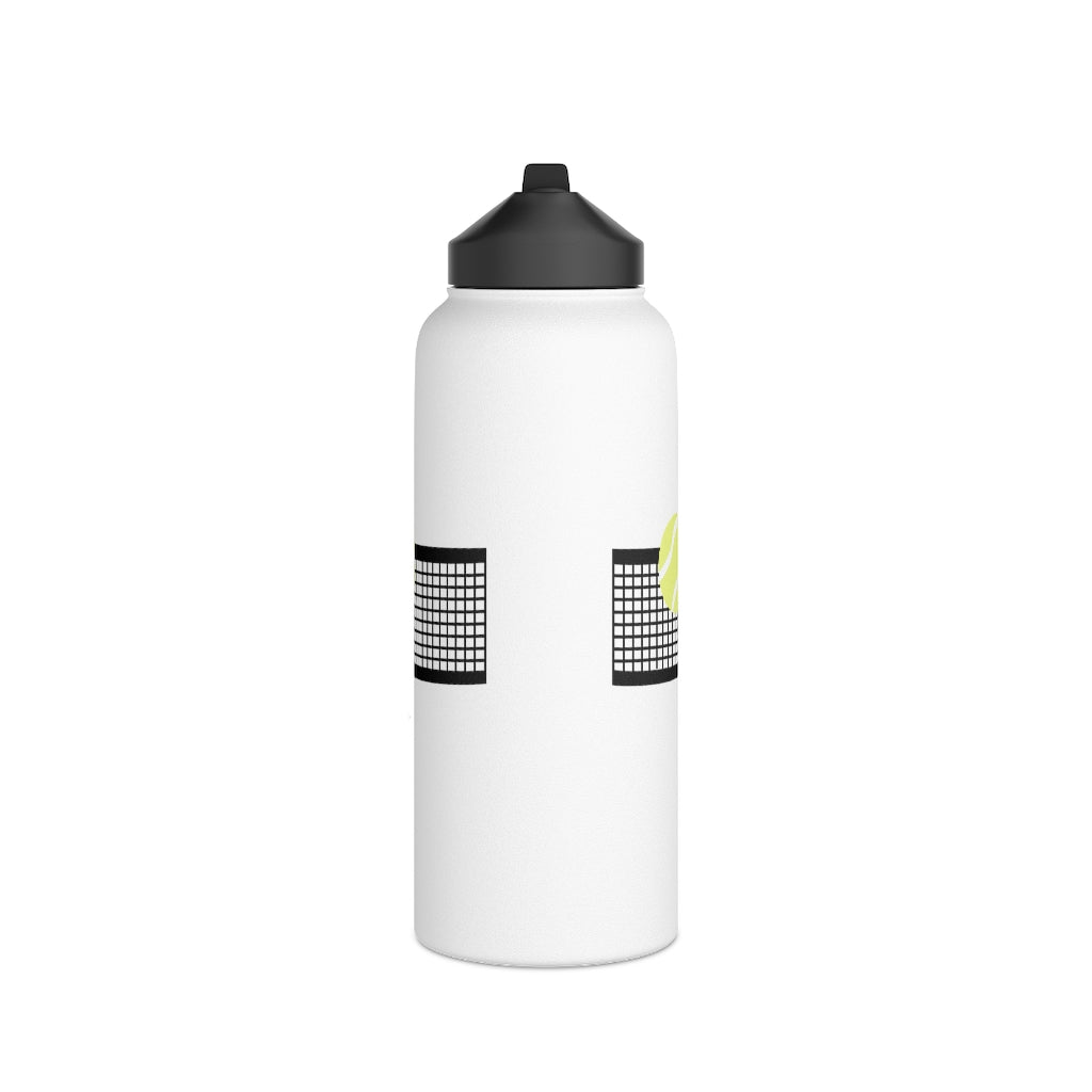 Water Bottle, 3 sizes, Stainless Steel with Sip Straw- Ball Coming!