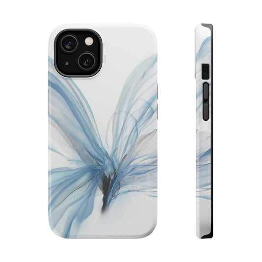 Blue Butterfly Alcohol Ink, MagSafe