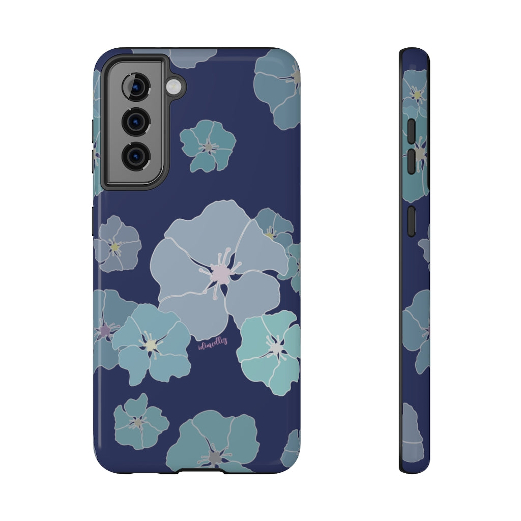 Ilima Flowers Blue on Blue